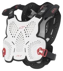 ALPINESTARS MX A-1 ROOST GUARD Black, Red, White