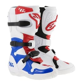 ALPINESTARS MX TECH 6S Blue, Red, White 3