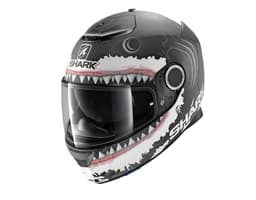 SHARK SPARTAN Black, Matt, White 1