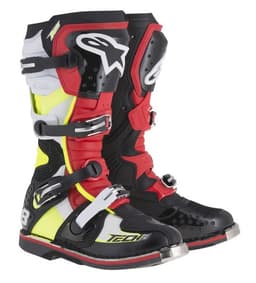 ALPINESTARS MX TECH 8 RS NEW Black, Red, White 1