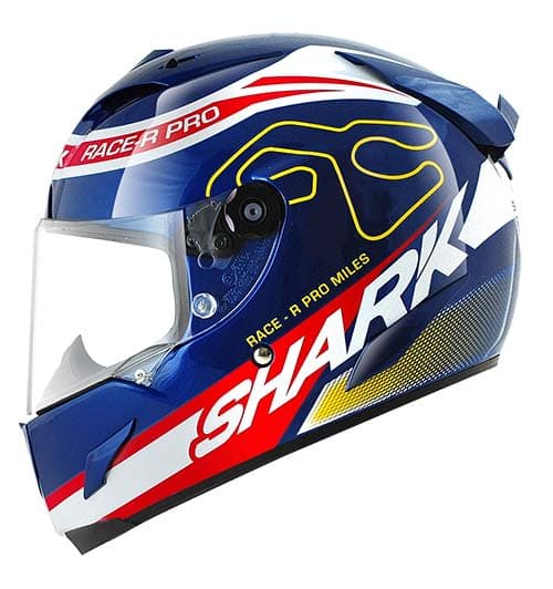 SHARK RACE-R PRO CARBON Blue, Red