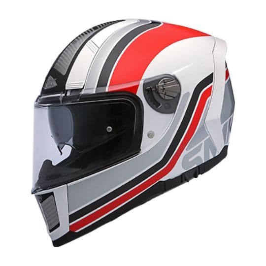 SMK FORCE STEEL Grey, Red, White