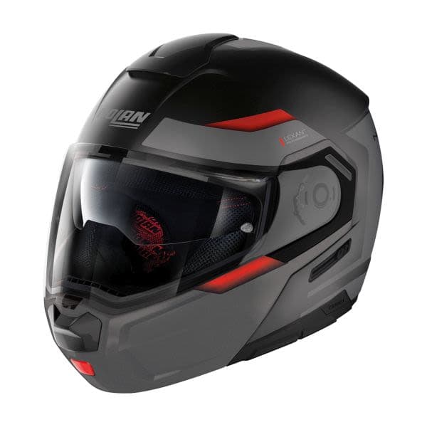 NOLAN N90-3 Black, Grey, Matt, Red