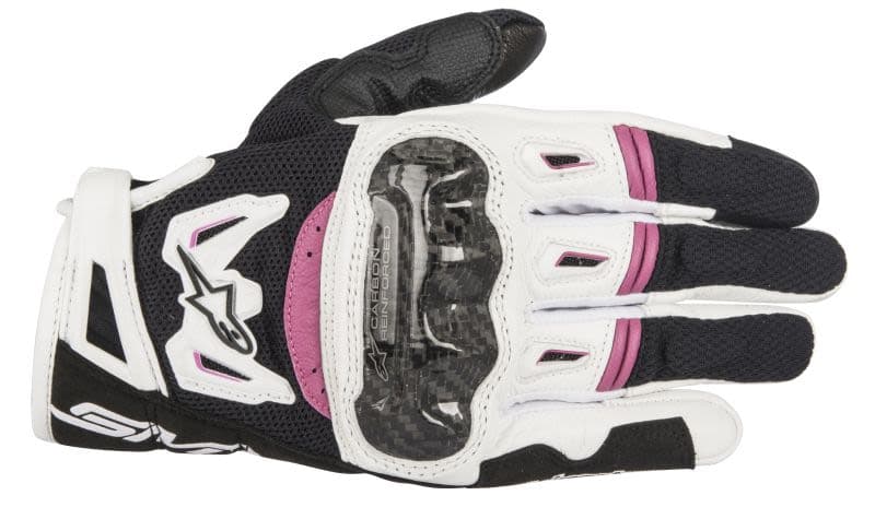 ALPINESTARS STELLA SMX-2 AIR CARBON V2 GLOVE Black, Fuchsia, White