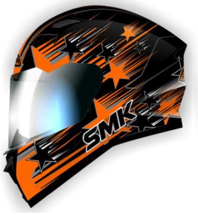 SMK STELLAR Black, Matt, Red