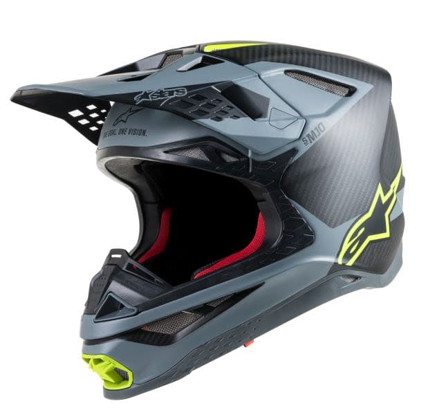 ALPINESTARS MX SUPERTECH S-M10 META Black, Fluorescent, Grey, Yellow