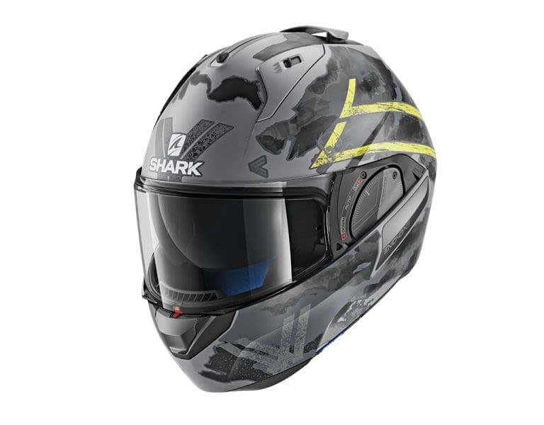 SHARK EVO-ONE 2 Black, Grey, Matt, Yellow