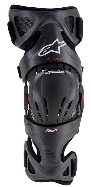 ALPINESTARS MX FLUID TECH CARBON Grey, Red