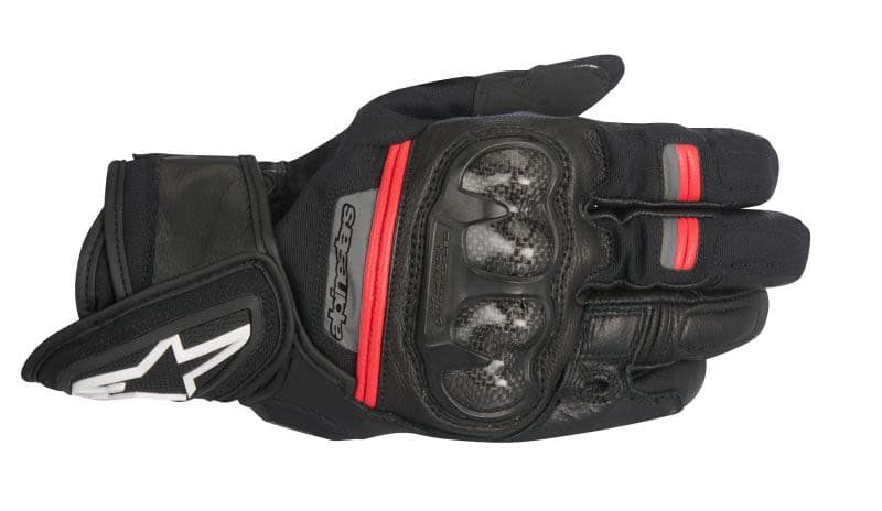 ALPINESTARS RAGE DRYSTAR GLOVES Black, Red