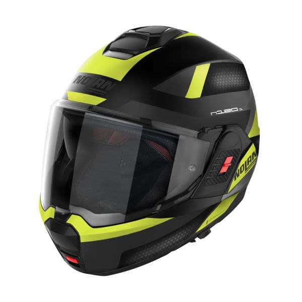 NOLAN N120-1 Black, Matt, Yellow