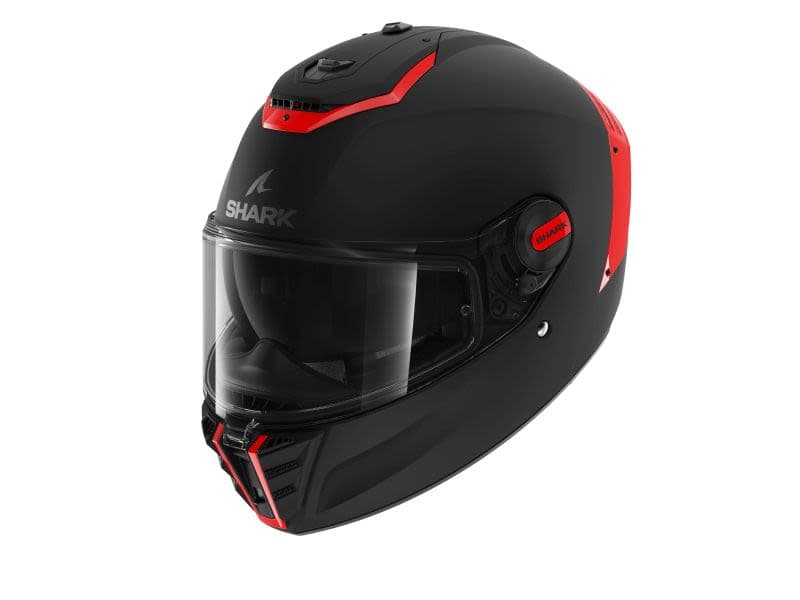 SHARK SPARTAN RS Black, Matt, Red
