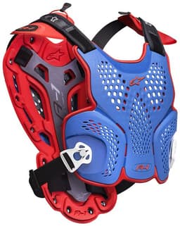 ALPINESTARS MX A-1 NEW ROOST GUARD Blue, Red, White 2