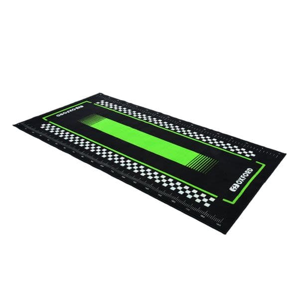 OXFORD Garage mat Black, Green