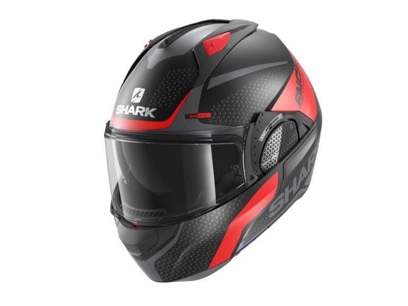 SHARK EVO GT Black, Grey, Matt, Red