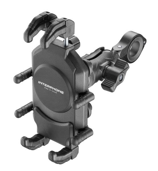 INTERPHONE HOLDER FOR RUGGED PHONES WITH ANTIVIB Black
