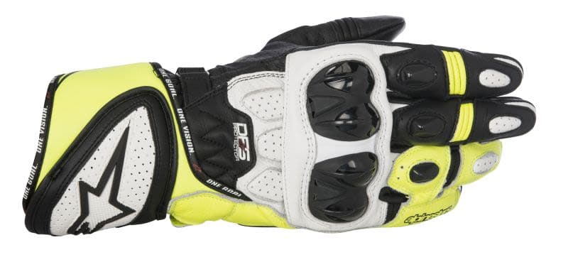 ALPINESTARS GP PLUS R GLOVES Black, Fluorescent, White, Yellow