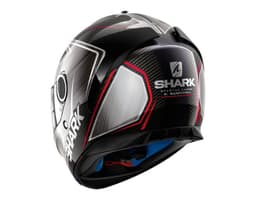 SHARK SPARTAN CARBON Black, Red, Silver 2