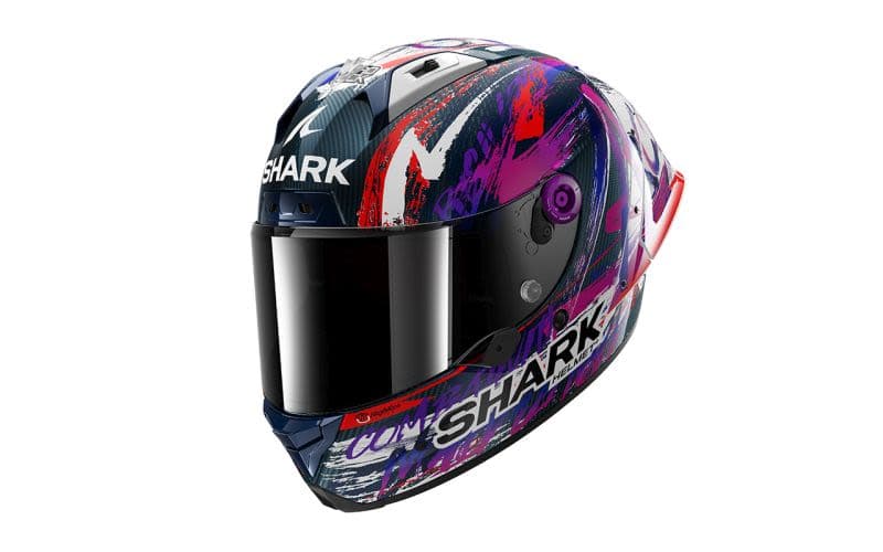 SHARK AERON-GP Carbon, Purple, White