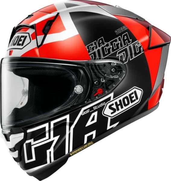SHOEI X-SPR PRO Black, Red