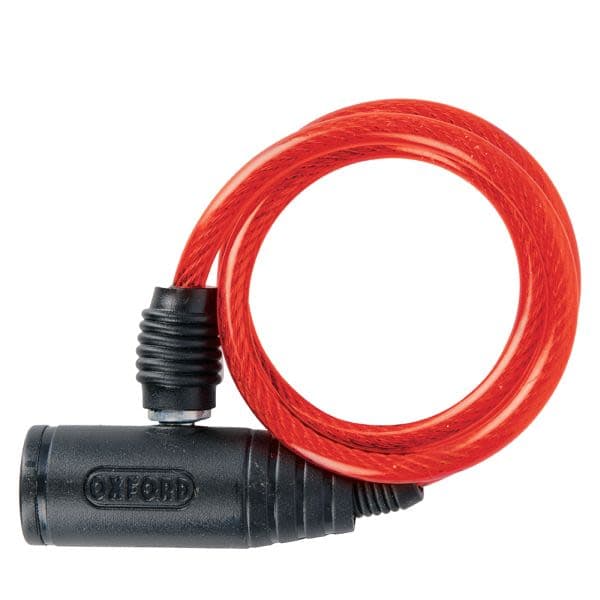 OXFORD Bumper Cable lock Red