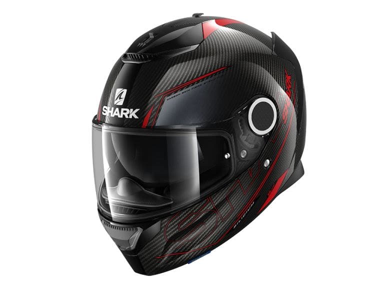 SHARK SPARTAN CARBON Black, Red