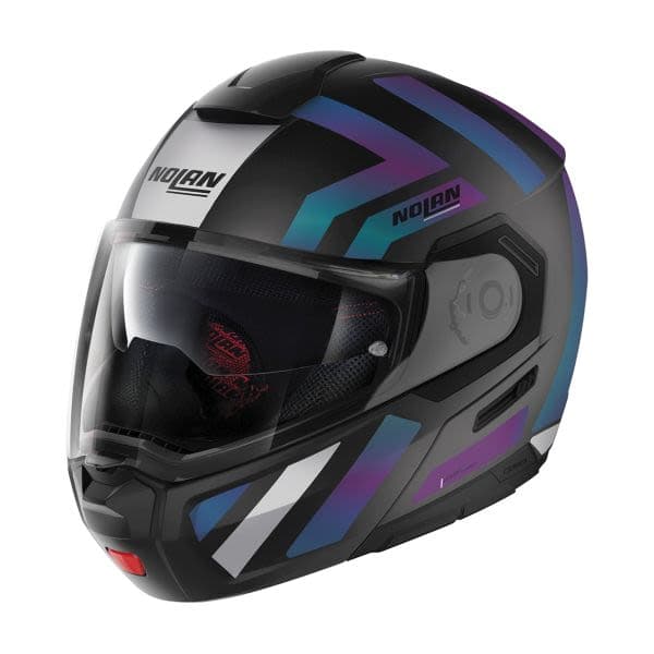 NOLAN N90-3 Black, Matt, Purple, White