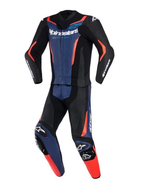 ALPINESTARS GP FORCE V2 2 PC Black, Blue, Fluorescent, Red