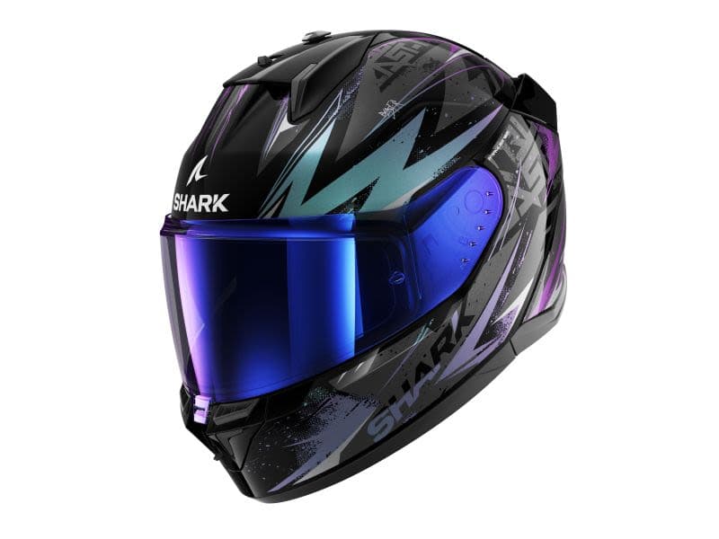 SHARK D-SKWAL 3 Black, Glossy, Grey, Purple