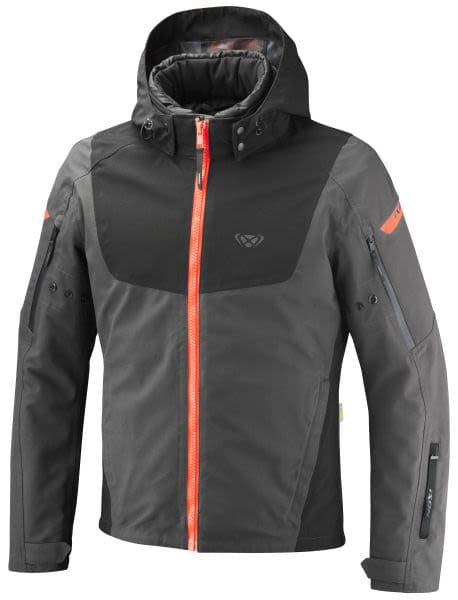 IXON BURNING Black, Grey, fluorescent red