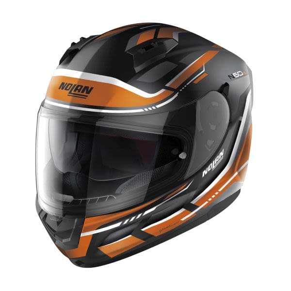 NOLAN N60-6 Black, Matt, Orange, White