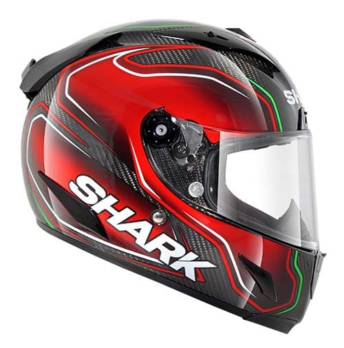 SHARK RACE-R PRO CARBON Black, Red