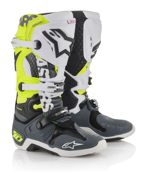 ALPINESTARS MX TECH 10 Black, Fluorescent, Grey, Yellow