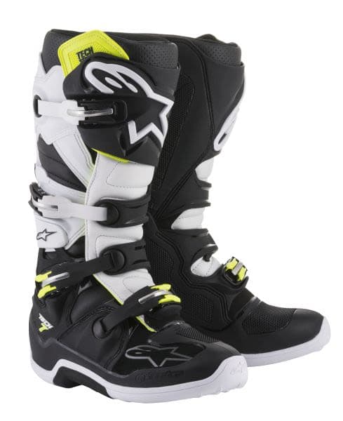 ALPINESTARS MX TECH 7 Black, Fluorescent, White, Yellow