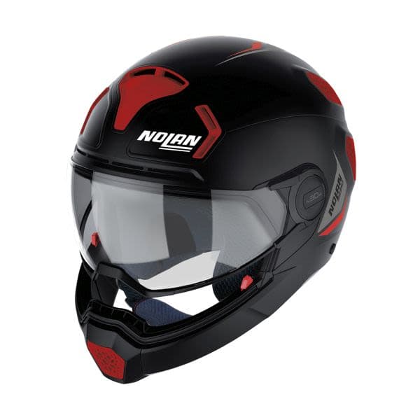 NOLAN N30-4 TP Black, Matt, Red