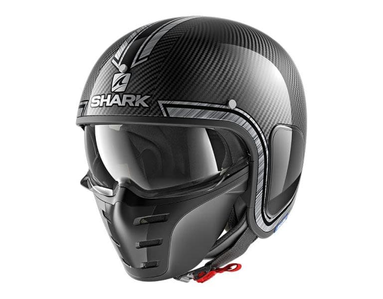 SHARK S-DRAK CARBON Black, Grey