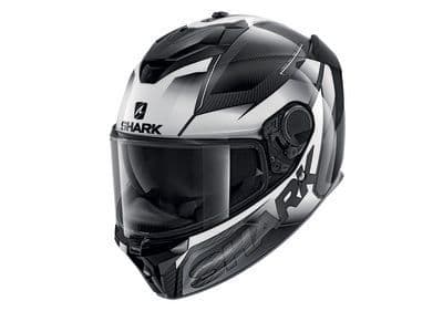 SHARK SPARTAN GT CARBON Black, Grey, White