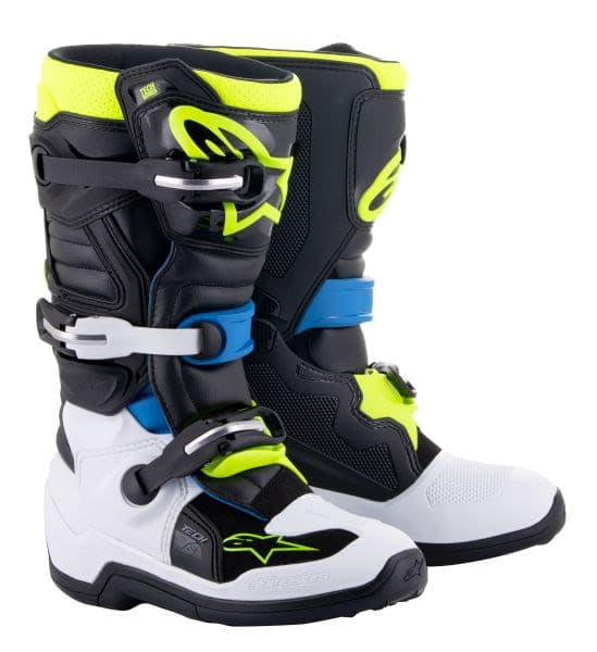 ALPINESTARS MX TECH 7S Black, Blue, Fluorescent, White, Yellow