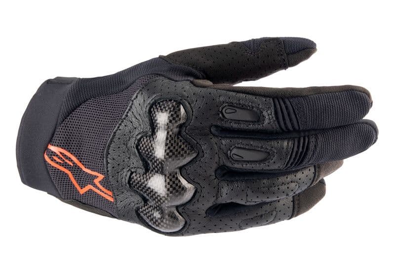 ALPINESTARS MX MEGAWATT V2 Black, Fluorescent, Red