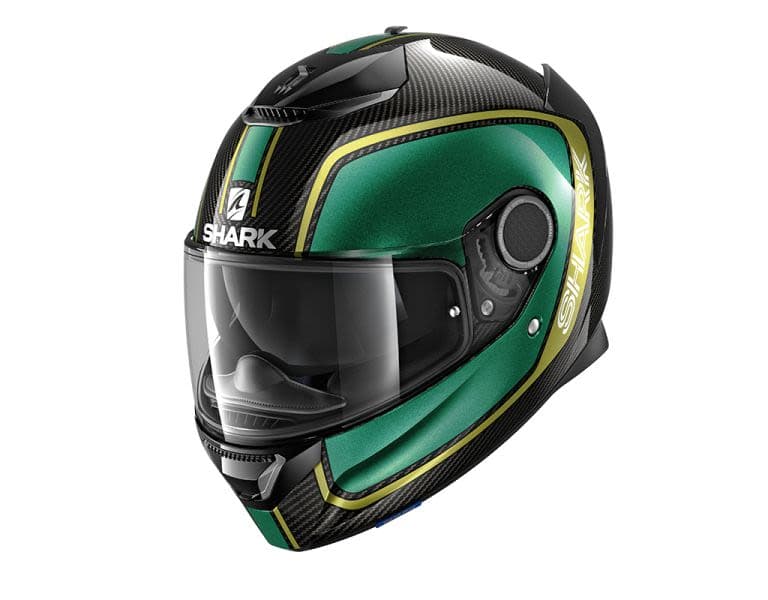 SHARK SPARTAN CARBON Black, Gold, Green