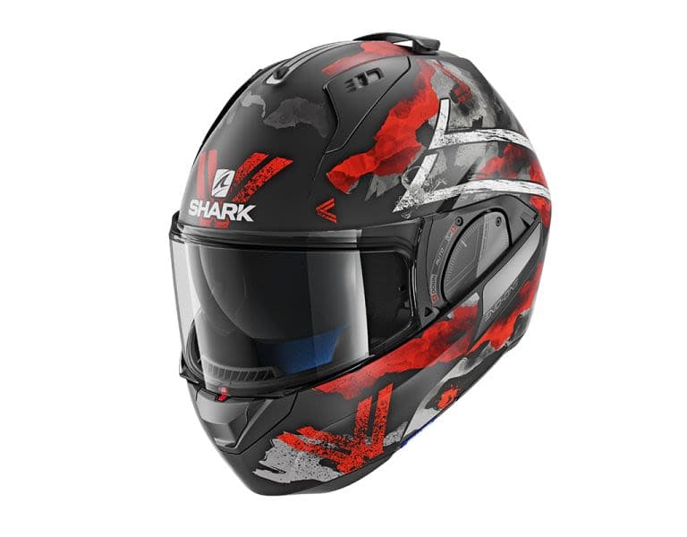 SHARK EVO-ONE 2 Black, Grey, Matt, Red