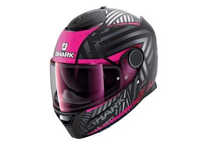 SHARK SPARTAN 1.2 Black, Grey, Matt, Pink