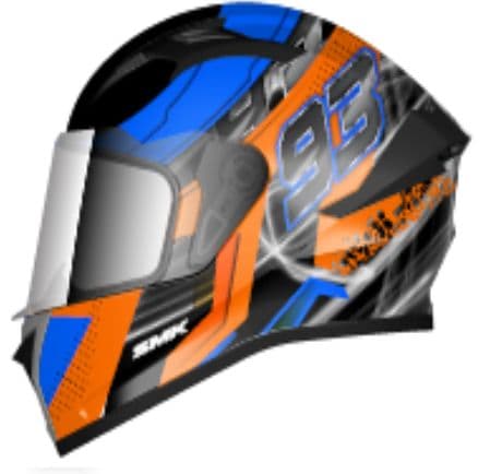 SMK STELLAR Blue, Matt, Orange