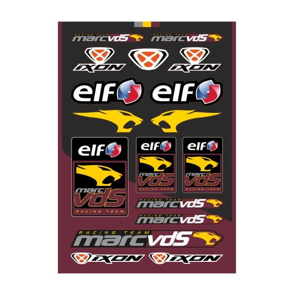IXON MotoGP MARC VDS Black, Grey, Maroon