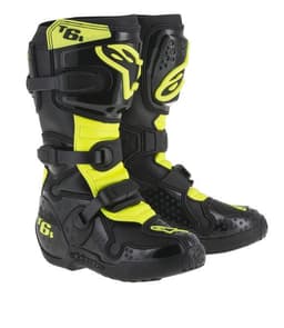 ALPINESTARS MX TECH 6S Black, Fluorescent, Yellow 4