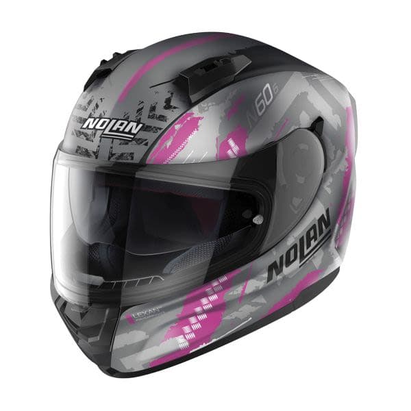 NOLAN N60-6 Black, Grey, Matt, Pink