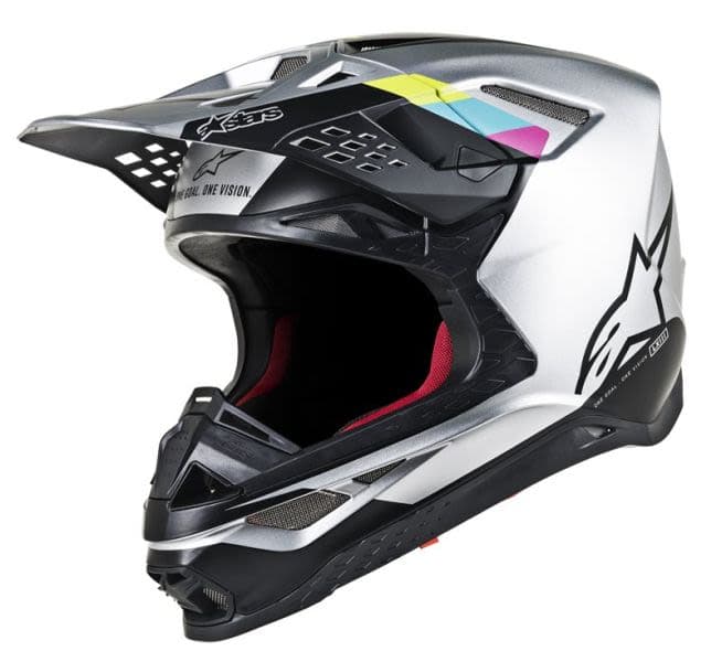ALPINESTARS MX SUPERTECH S-M8 CONTACT Black, Silver