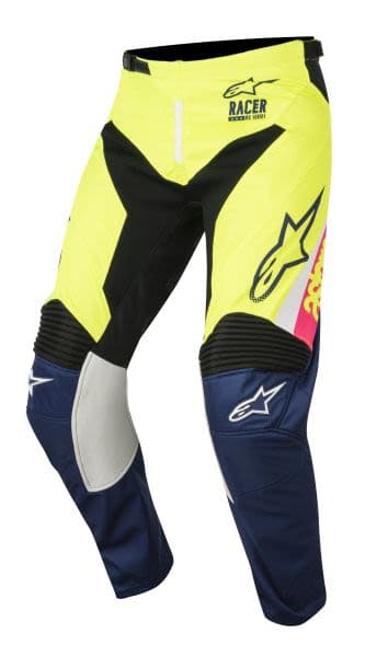 ALPINESTARS MX RACER SUPERMATIC Fluorescent, Navy blue, White, Yellow