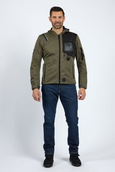 IXON M-QUARTER Black, Khaki