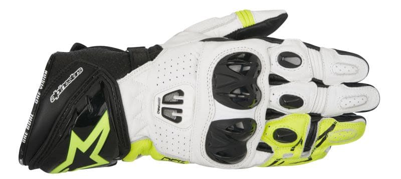 ALPINESTARS GP PRO R2 GLOVES Black, Fluorescent, White, Yellow