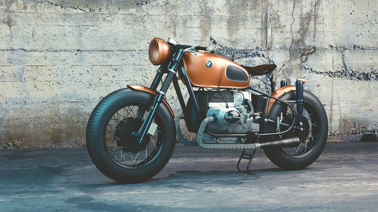 Motorcycle rider in full gear